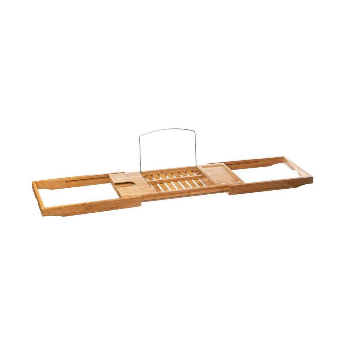 5five Bamboo Bathtub Tray/Caddy | Extendable with Compartments