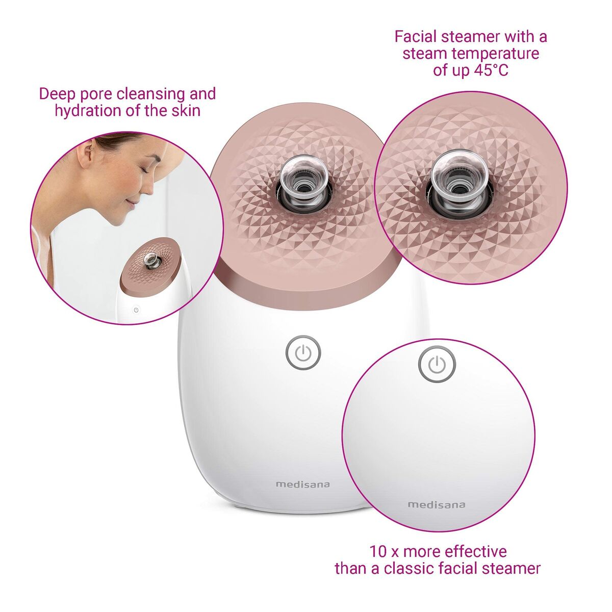 Medisana Nano-Ionic Facial Steamer DS 600