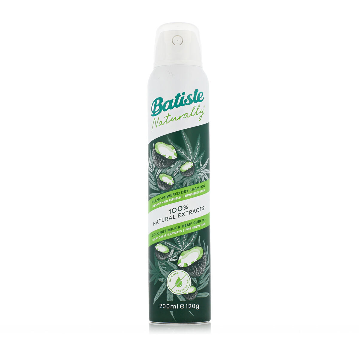 Batiste Dry Shampoo Naturally Coconut Milk and Hemp Seed Oil 200 ml