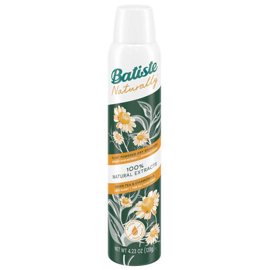 Batiste Dry Shampoo Naturally Green Tea and Chamomile 200 ml