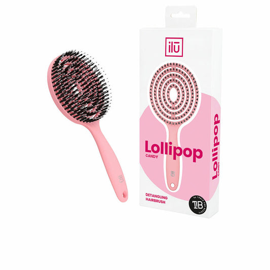 Hårbørste Ilū Lollipop Pink