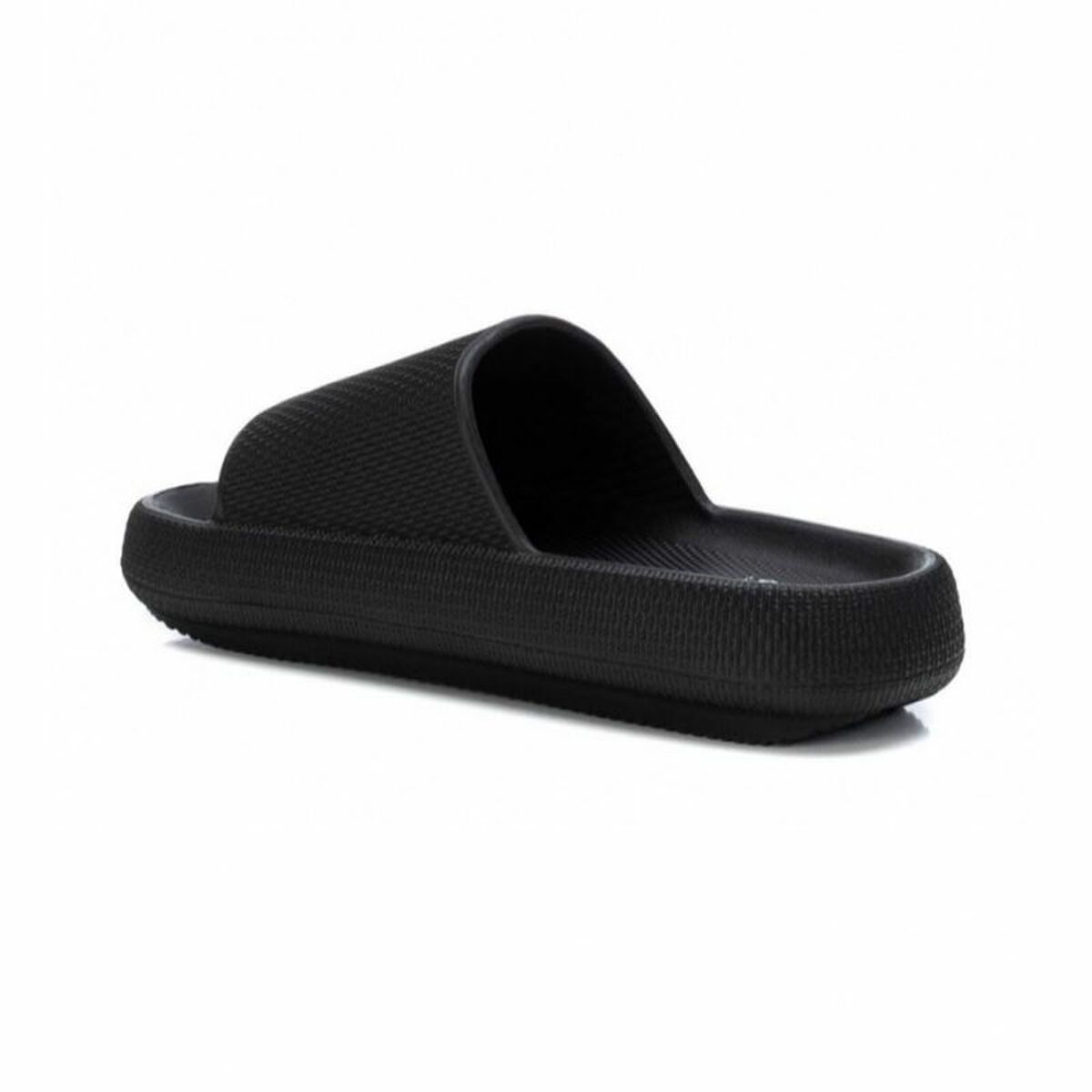 XTI C. Women's Thick-Bottomed Slip-in Flip Flop Sandals | Black