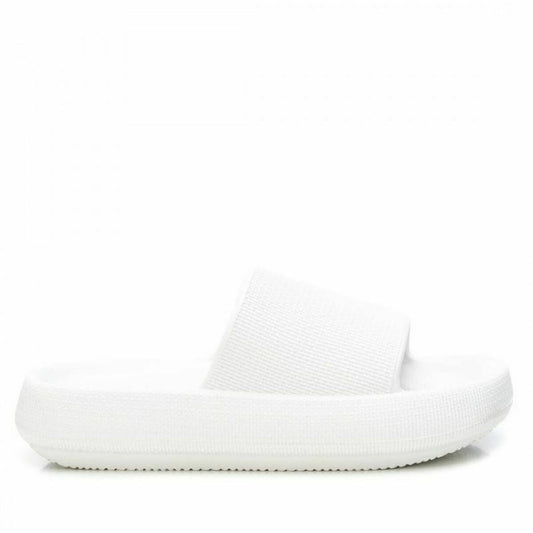 XTI C. Women's Thick-Bottomed Slip-in Flip Flop Sandals | White