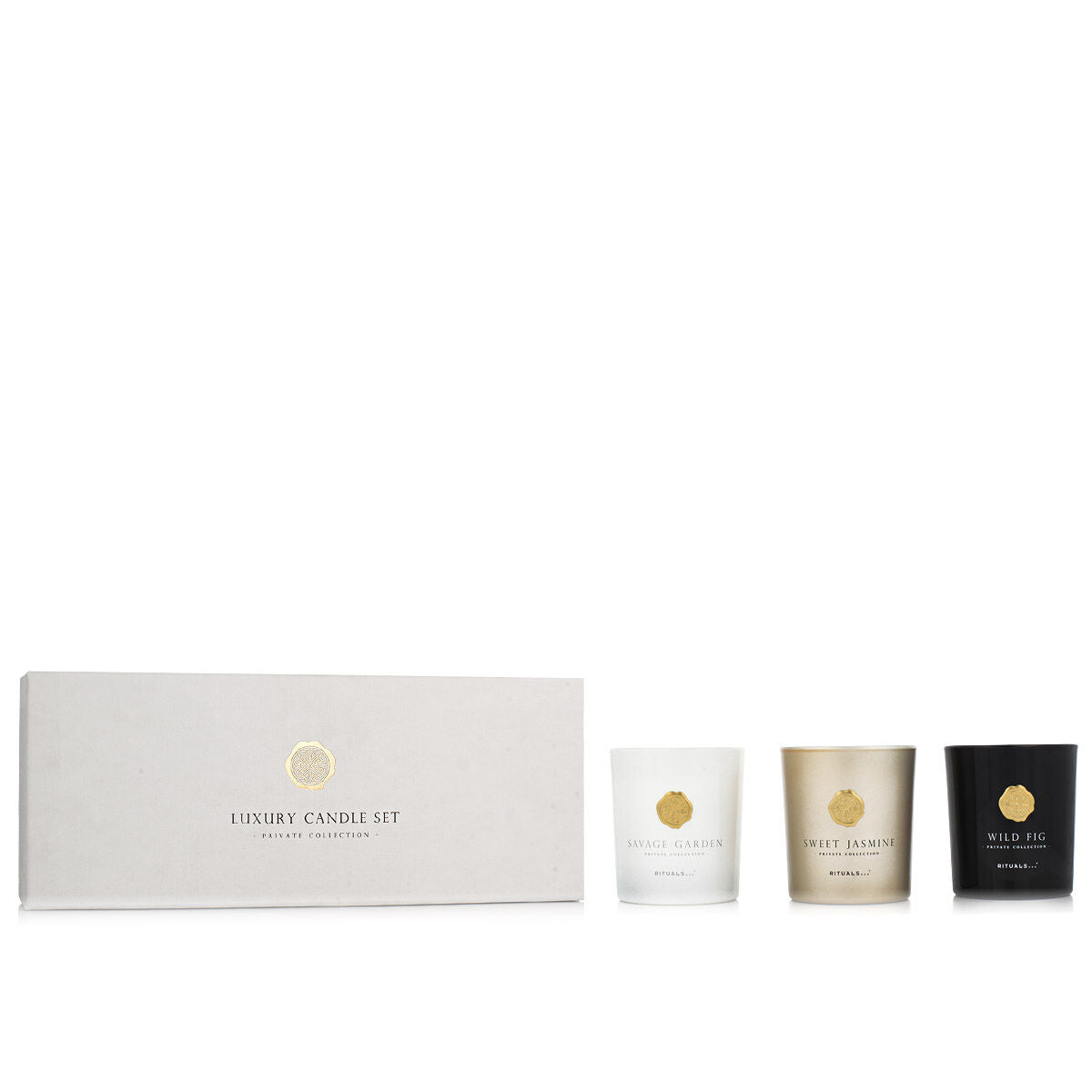 Luxury Candle Set med 3 stearinlys fra Rituals Private Collection