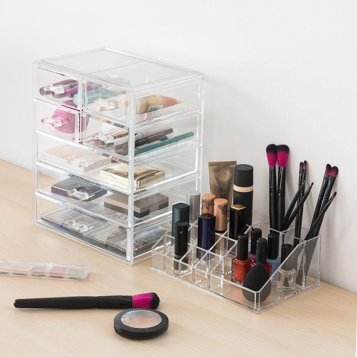 InnovaGoods Biyo | Acrylic Makeup Organizer and Storage System