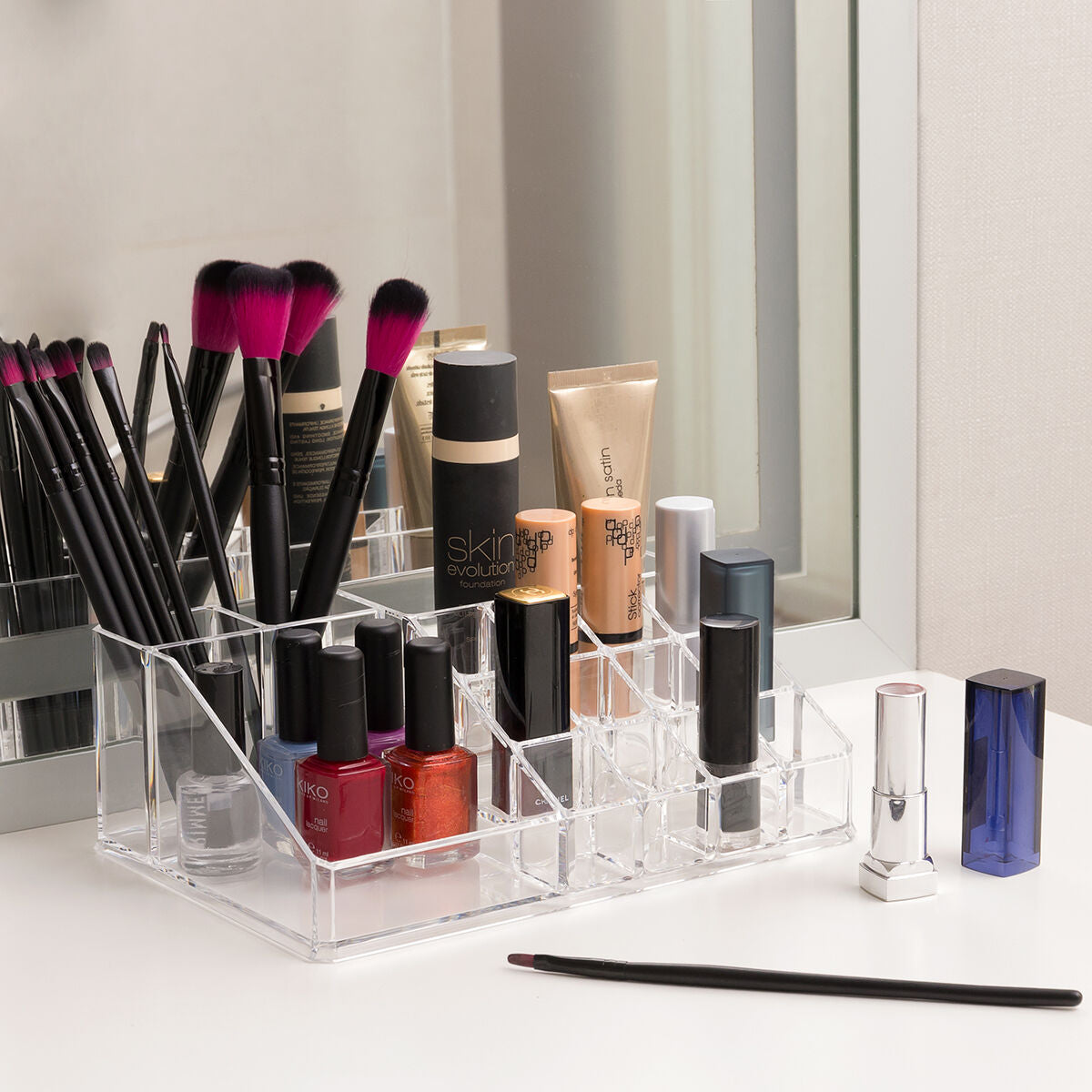 InnovaGoods Biyo | Acrylic Makeup Organizer and Storage System