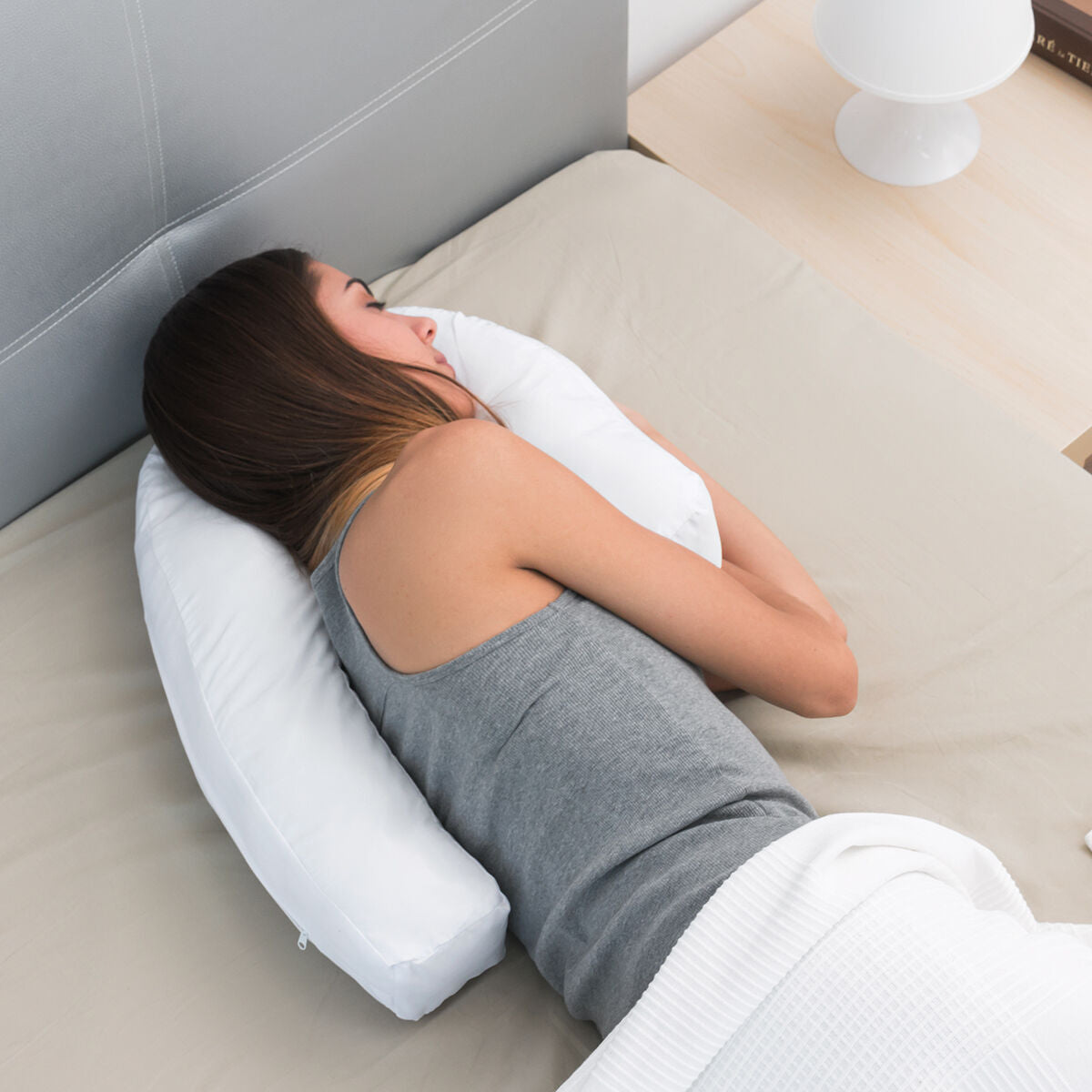 U Side Sleepers Ergonomic Pillow Slupill InnovaGoods