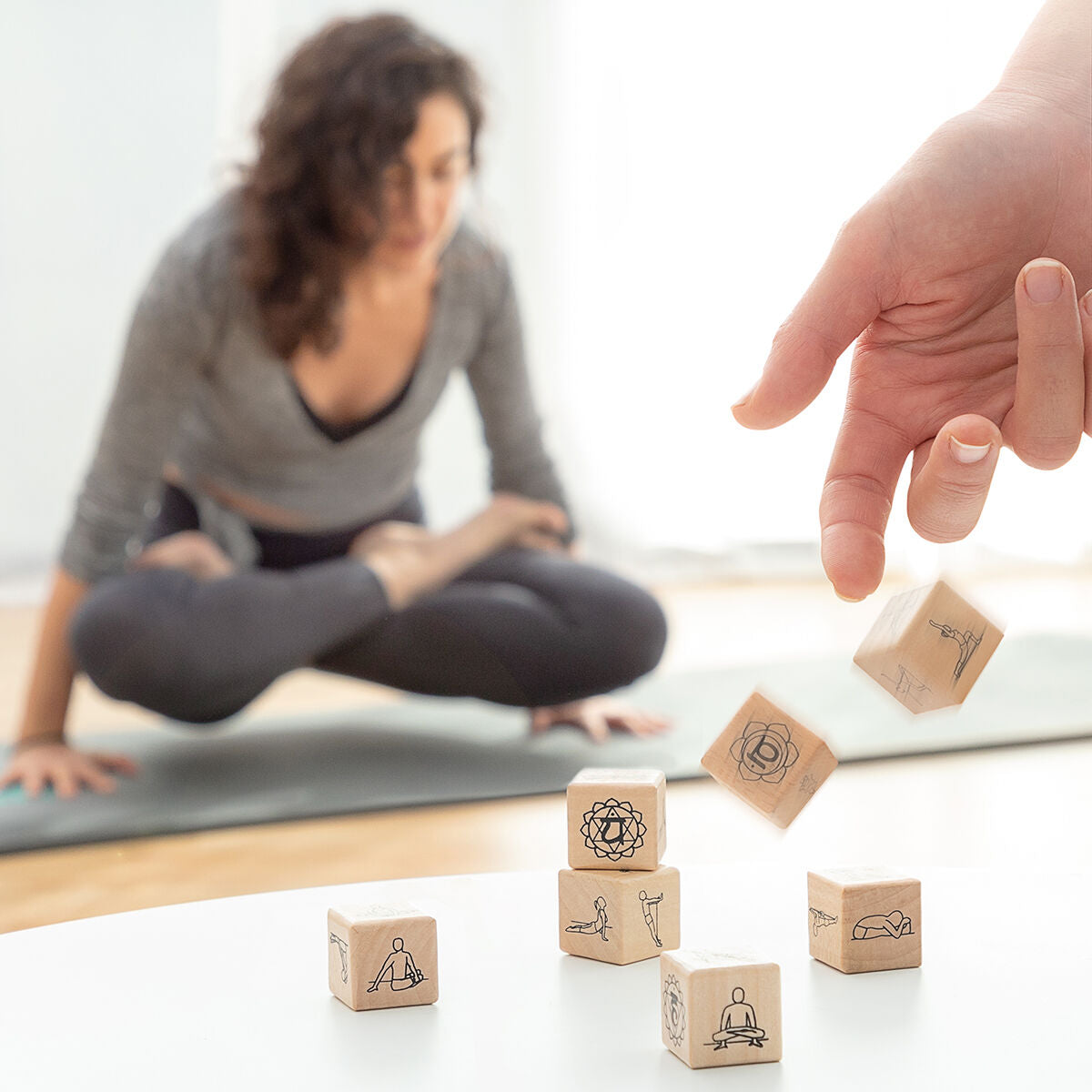 Yoga Dice Game Anandice InnovaGoods 7 Units