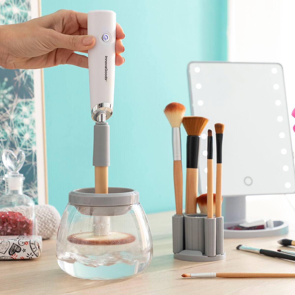 Automatisk Makeup-Børste-Renser Maklin InnovaGoods