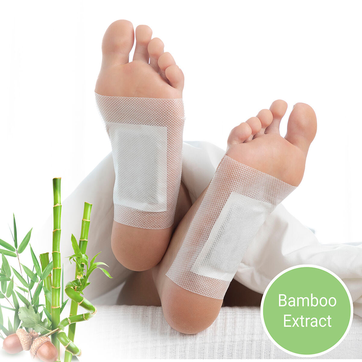 Detox Fod Plastre Bamboo InnovaGoods x 10